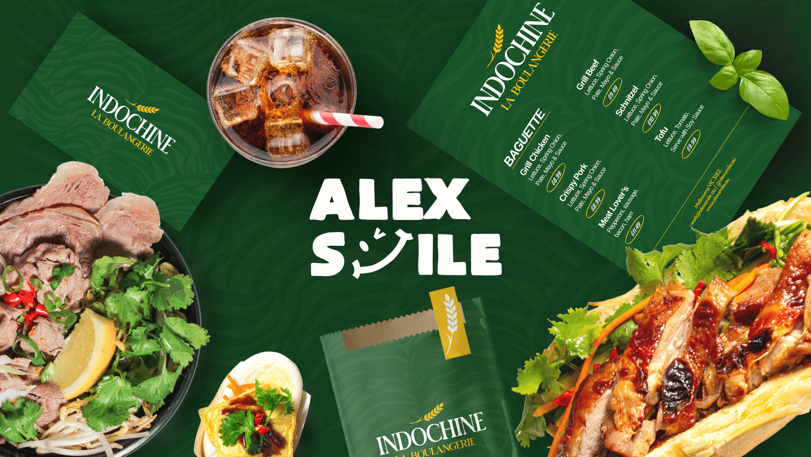 Alex smile digital banner - Website design - product photography and graphic design Melbourne